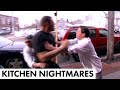 Gordon Ramsay Get Caught In The Middle Of A fight | Kitchen Nightmares