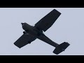 Hillsboro Aero Academy Cessna 152 (N46889) low fly over Newberg Oregon (4K VIDEO)