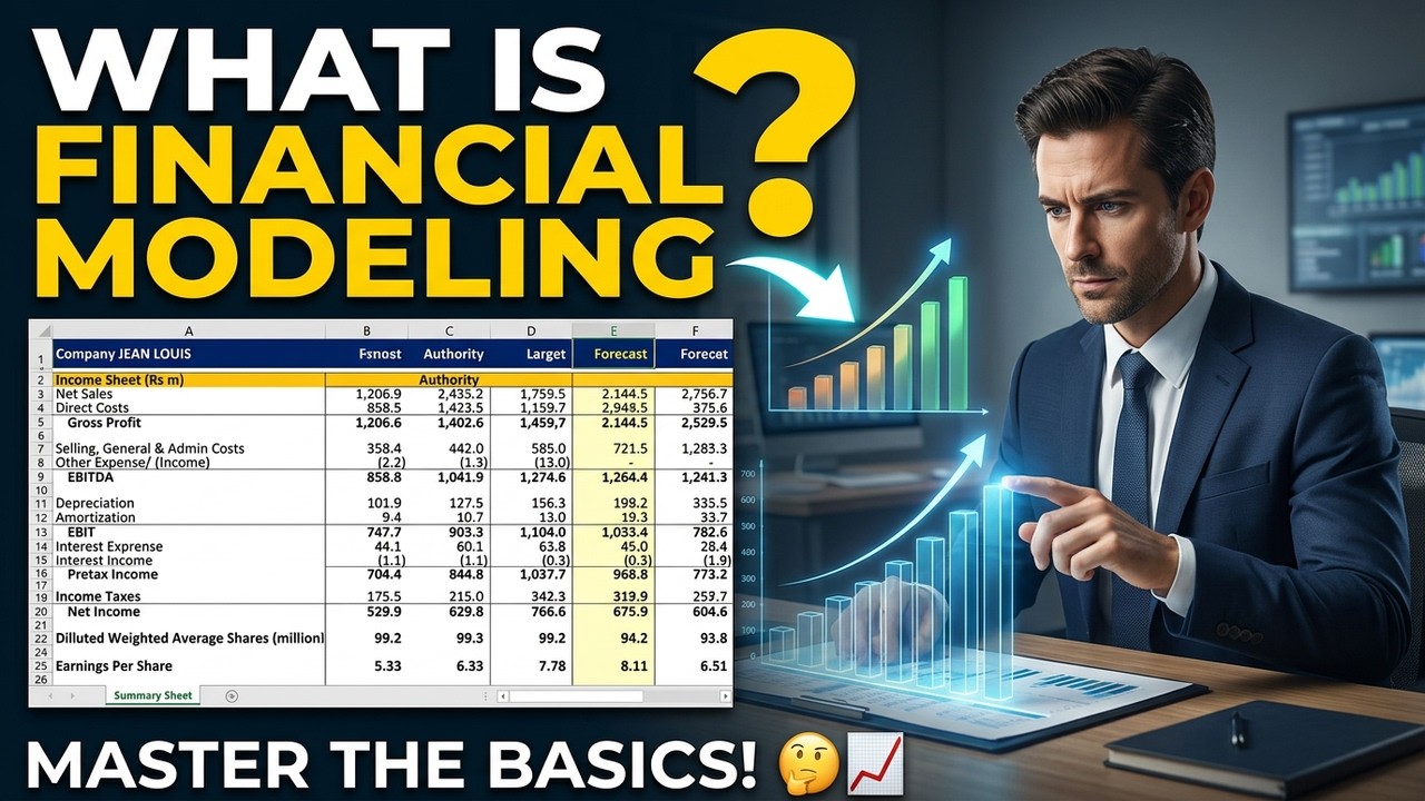 Financial Modeling Explained Clearly | Build Your First Model Step by ...
