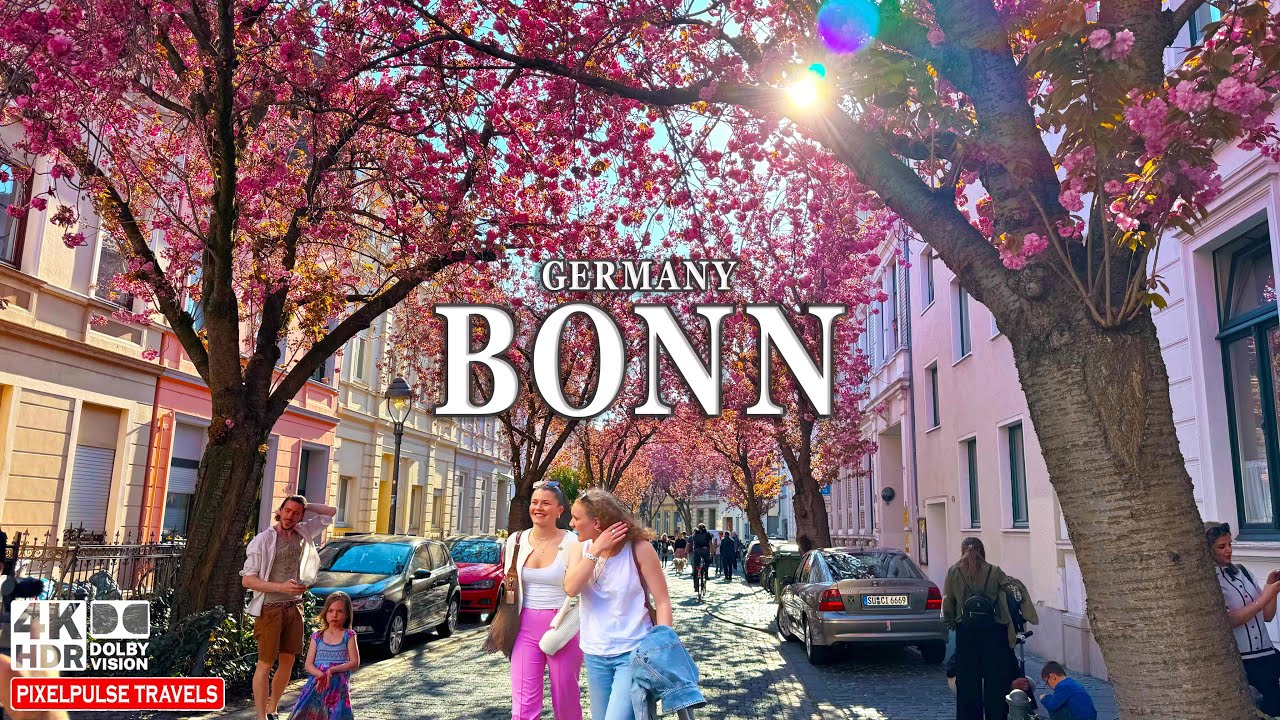 Bonn, Germany 4K Walking Tour | Stunning Walk Through the Most Beautiful Streets of Bonn