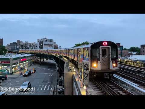 MTA NYC Subway 2026 FIFA NY/NJ World Cup Wrap IRT (7) Train (Ecuador / Germany Wrap)
