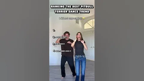 Ranking The Best PITBULL TERRIER Dance Trend ✨ #tiktokviral