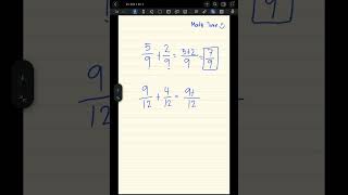 Adding Similar Fractions #basicadditionoffractions #fraction #maths -Teacher Clarife