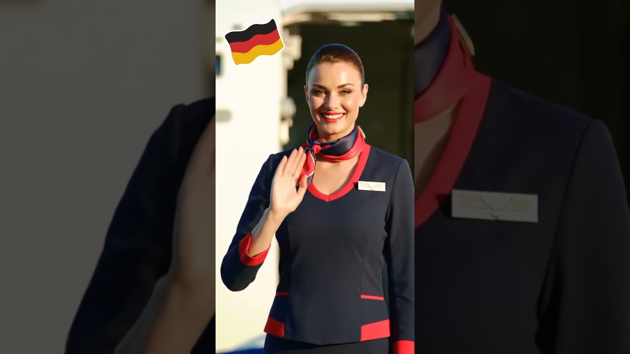⁣AIR LADY JET - HERE ARE BEAUTIFUL FLIGHT ATTENDANTS FROM FIVE DIFFERENT COUNTRIES