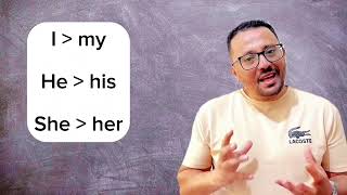 كيف تتقن ضمائر التمليك بحركه وآحده 🤝✔️