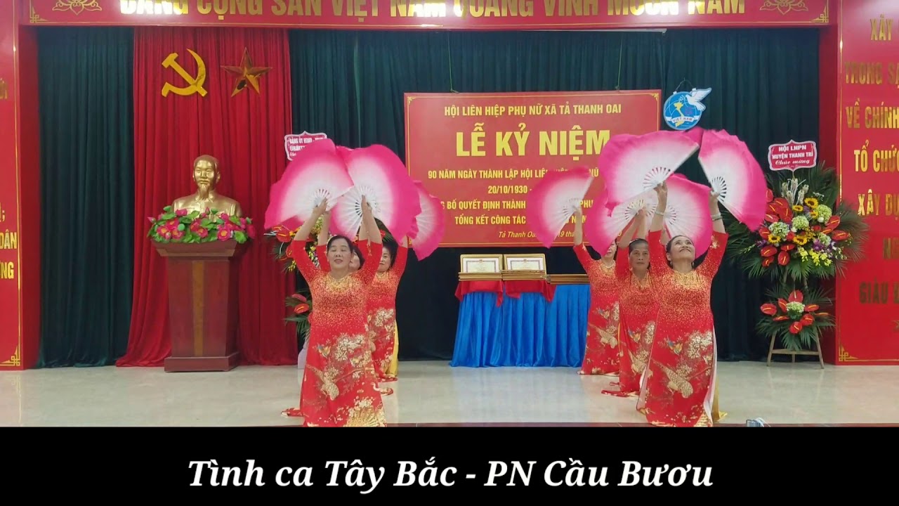 Múa Tình ca Tây Bắc cực đẹp | Phụ nữ Cầu Bươu