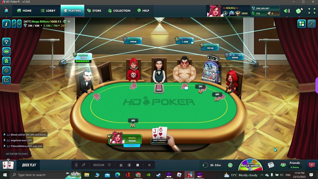 Poker HD - 1B Gone in 5 mins XxX FAKE MONEY BABY XxX