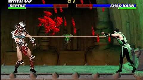 UMK3: MK1 Reptile (Scorpion/Sub-Zero) vs. Shao Kahn