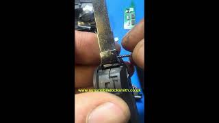 How to replace Fiat 500 remote key fob cover case shell