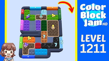 Color Block Jam Level 1211 Solution Walkthrough