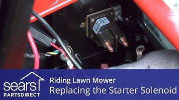 How to Replace a Starter Solenoid on a Riding Lawn Mower