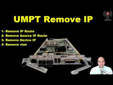 Huawei UMPT Remove old ip