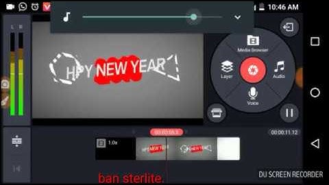 how to slow and speed up the video in kinemaster.