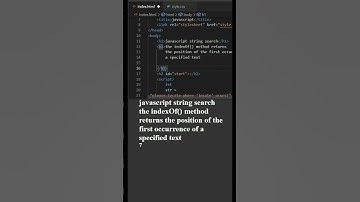 #1 JavaScript string search in html and CSS and JavaScript #shorts #html #css #javascript.