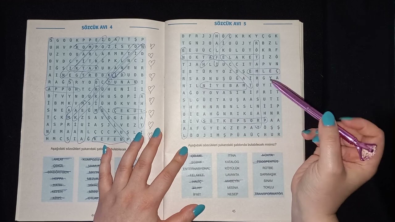 ASMR Sözcük Avı Sakızlı Fısıltı | Whisper Word Hunt Chewing Gum | Relax Sleep