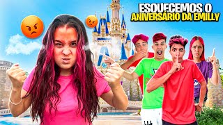 FINGIMOS ESQUECER O ANIVERSÁRIO DA EMILLY VICK *ela chorou