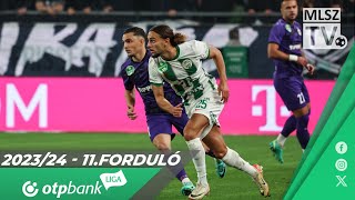 Ferencvárosi TC - Újpest FC | 3-0 | (1-0) | OTP Bank Liga | 11. forduló | MLSZTV