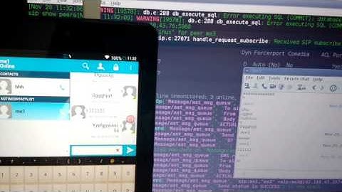 Chatting JItsi clients on PC and tablet over Asterisk server