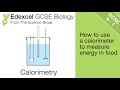 Calorimetry and Energy Measurement Quiz