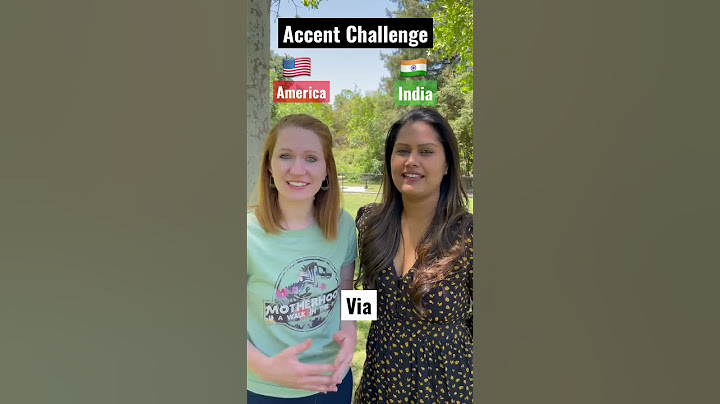 America vs India Accent Challenge