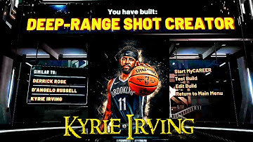 How To Make Kyrie Irving Build ! The DEEP RANGE Shot Creator ! *OP BUILD ALERT*