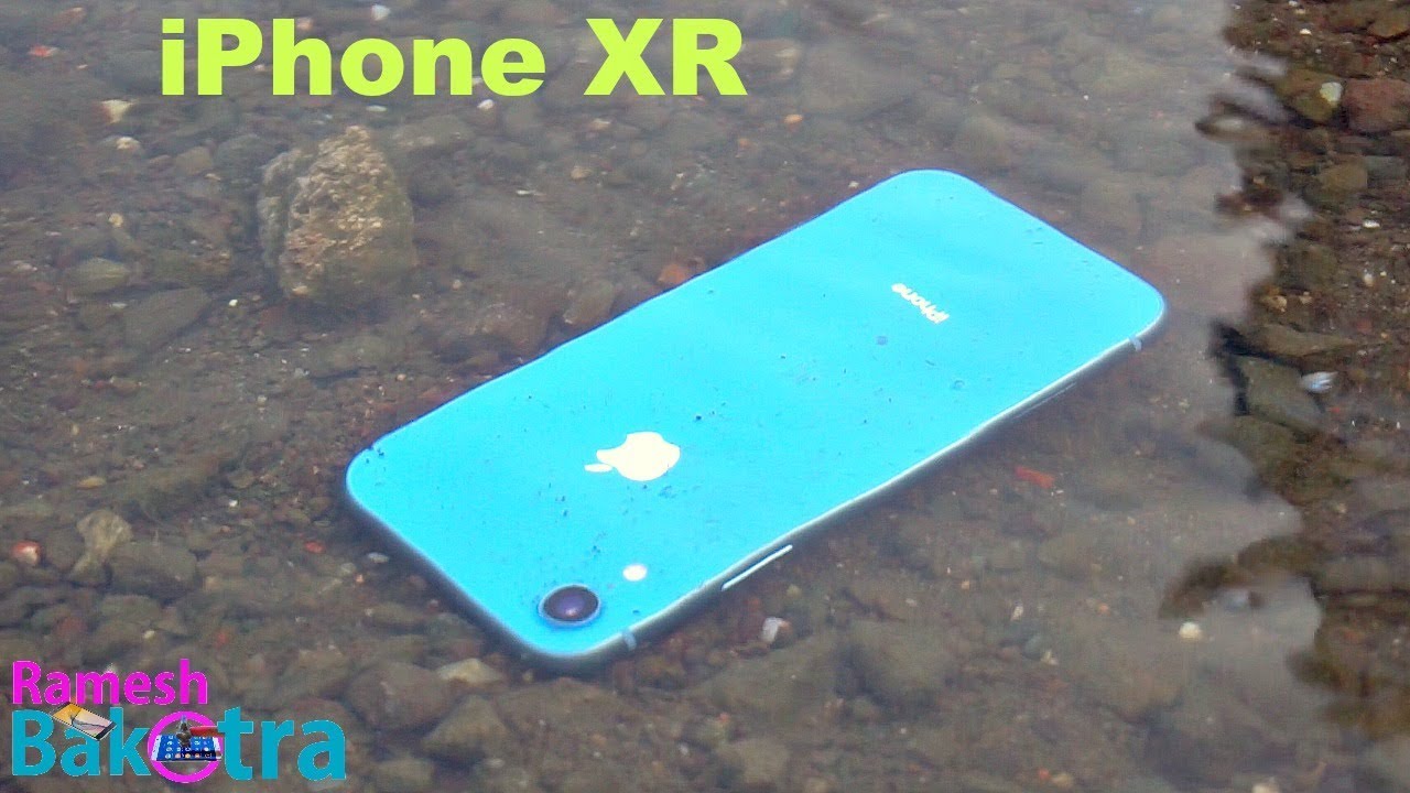 Does iPhone XR waterproof?