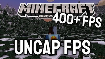 How To Uncap FPS on Minecraft Windows 10