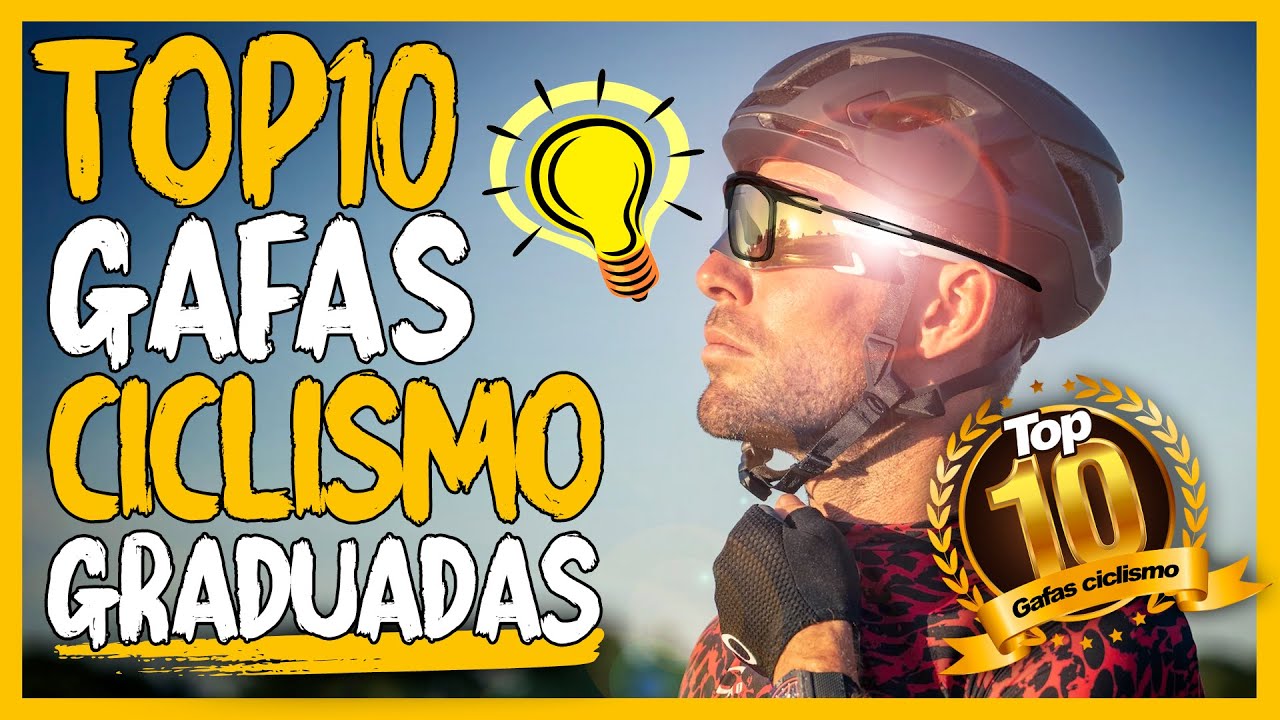 😎 GAFAS CICLISMO  TOP10 GRADUADAS para hacer deporte con MIOPÍA🤓 