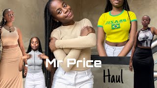 Mr Price Try-on haul ‧₊˚🖇️✩ ₊˚🎧⊹♡| items worth 1K| tops+skirts| SOUTH AFRICAN YOUTUBER