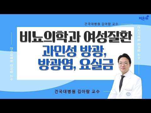 [닥튜버] 여성배뇨장애 - 과민성 방광, 방광염, 요실금 - 건국대학교병원 비뇨의학과 김아람 교수