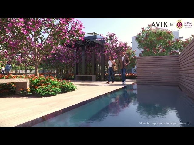 Still from the official video of Avik at Birla Navya