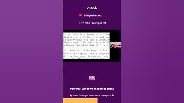 Powerful Windows Magnifier Tricks
