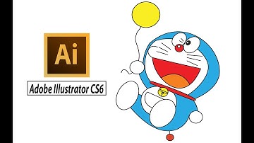 Make Doraemon in Adobe Illustrator CS6 EASY