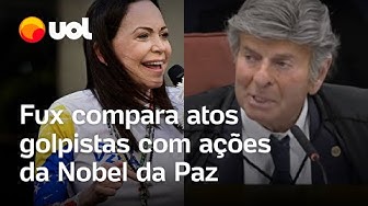Thumbnail for Fux compara atos golpistas com manifestações pela democracia na Venezuela feitas por Nobel da Paz