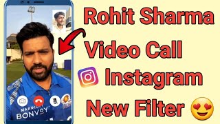 Video Call With Rohit Sharma Viral Instagram Reel Tutorial screenshot 2