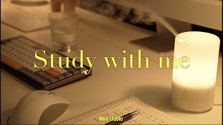 Study with me l 1-Hour l Pomodoro Timer (50-10) l Lofi Healing Music l Relaxing Time