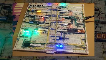 8-bit breadboard computer: Fibonacci numbers