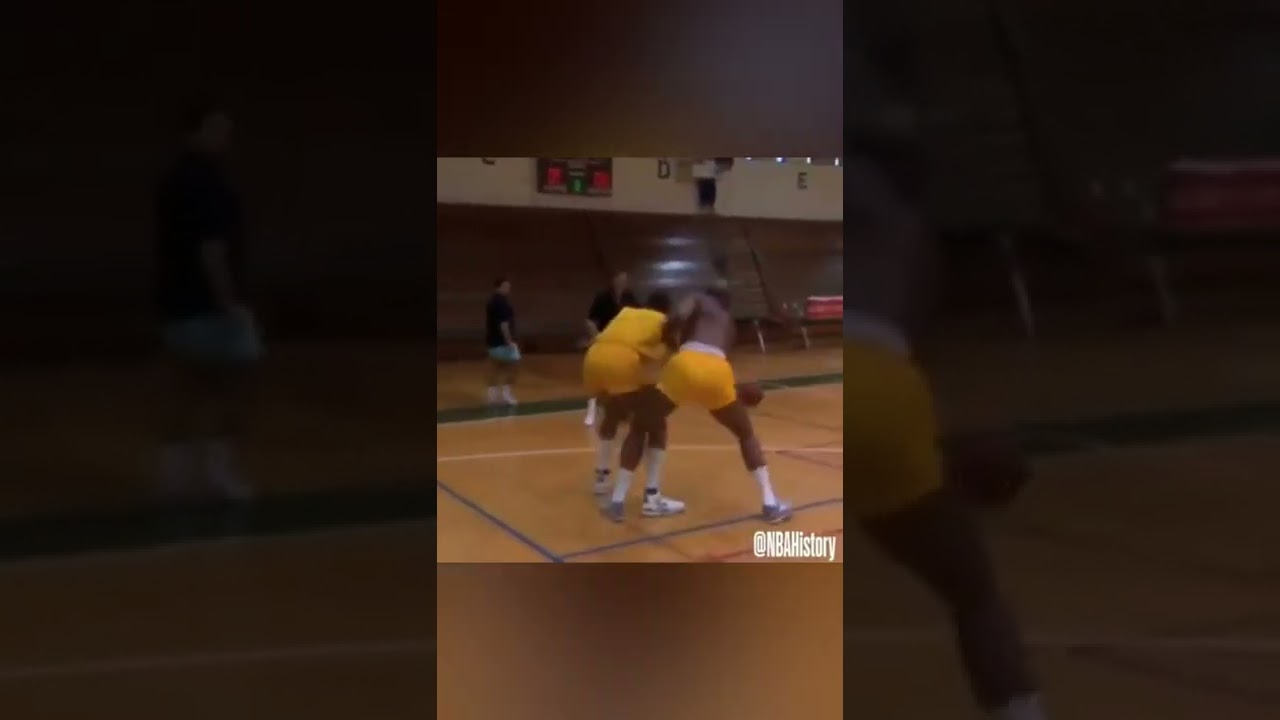 43-year-old Kareem Guarding 21-year-old Vlade Divac | 