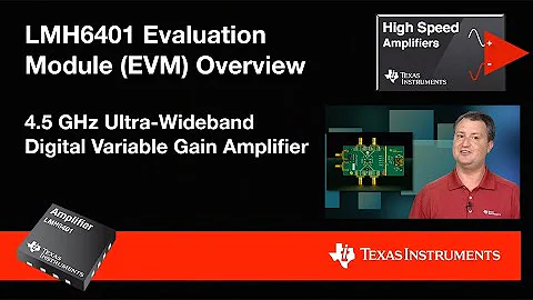 LMH6401 Evaluation Module (EVM) Overview