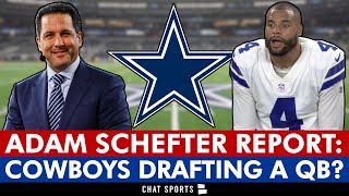 REPORT: Cowboys A SLEEPER Team To Take A QB In The 2024 NFL Draft Per ESPN NFL Insider Adam Schefter