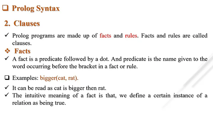 AI Unit:14 Introduction to Prolog (Part-1)