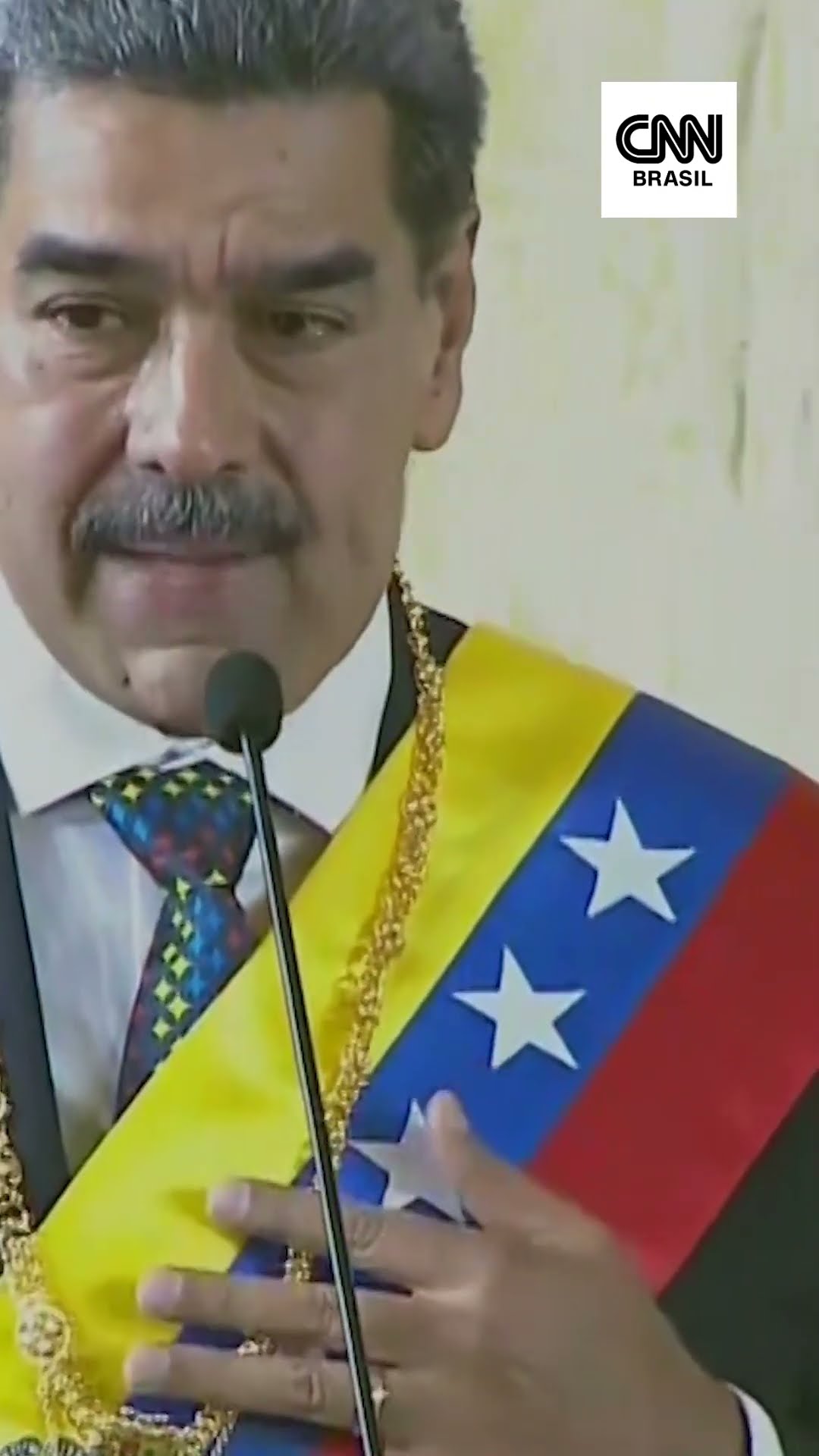 Maduro no discurso de posse: “Garantiremos paz e soberania nacional” #Shorts
