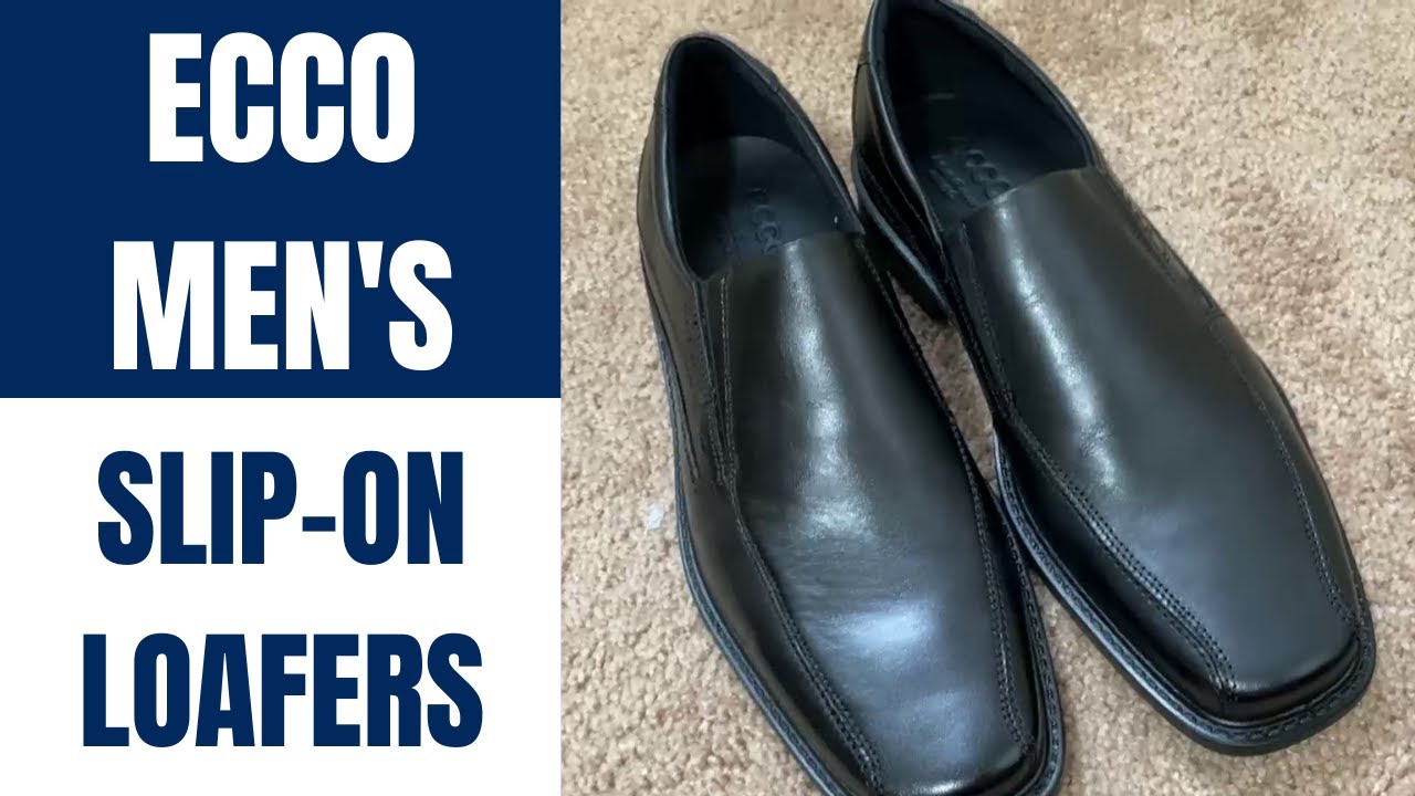 ECCO Men's New Jersey Slip-On Loafers - YouTube