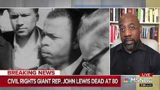 Reverend Raphael Warnock Talk to Joy Reid About the Passing of John Lewis - MSNBC - 7.18.20