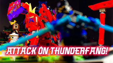 Ninjago Dragons Rising: “Attack On Thunderfang” - Stop Motion Animation 