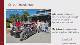 Stanford Seminar - Wearing a VR Headset While Driving to Improve Vehicle Safety