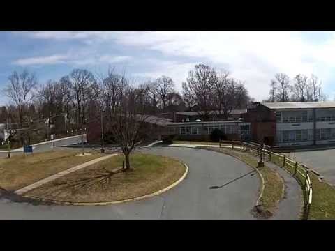 Aerial View of Hungerford Elementary School in Rockville, Maryland