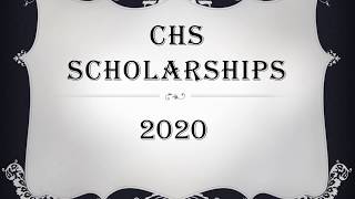 2020 Scholarship Slide Show Video