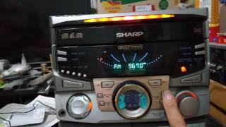Sharp tape tuner cd applifier 5.1 CH
