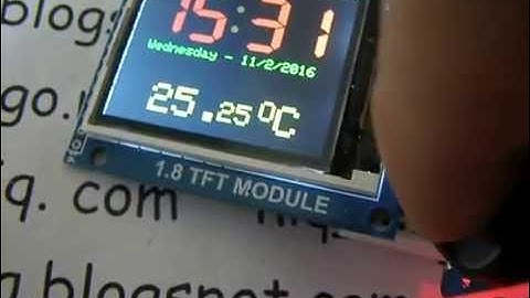 clock with thermometer using DS3231 on 1.8" ST7735 display (3)